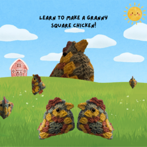 Beginning Granny Square Chickens with Lindsey Alumbaugh